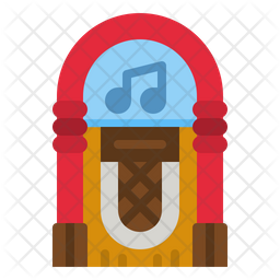 Jukebox Icon - Download In Flat Style