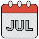 Juli Sommer Monat Symbol