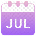 Juli Sommer Monat Symbol