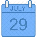 July Day Calendar Icon