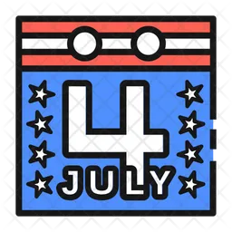 July 4th  Icon