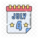 July  calendar  Icon