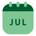July calendar  Icône