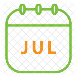 July calendar  Icon