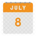 July calendar  Icon