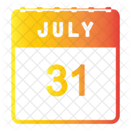 July Calendar  Icon