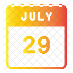 July Calendar  Icon