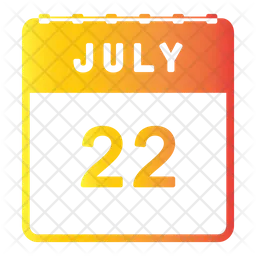 July Calendar  Icon