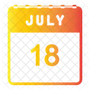 July Calendar  Icon