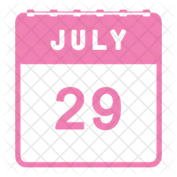 July Calendar  Icon