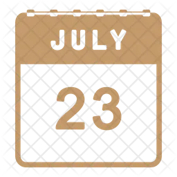 July Calendar  Icon