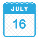 July Calendar  Icon