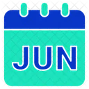 July Summer Month Icon