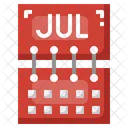 July Month  Icon