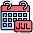 July Month July Calendar July Icon