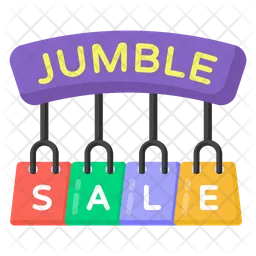 Jumble Shopping Sale  Icon