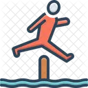 Jump Bounce Obstacle Race Icon