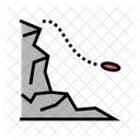 Jump From Mountain Icon