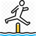 Jump Bounce Obstacle Race Icon
