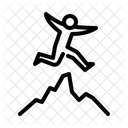 Challenge Jump Obstacle Icon