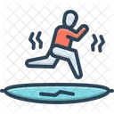 Jump Enjoy Happy Icon