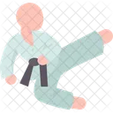 Jump Kicks Martial Icon