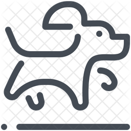 Download Jumping Dog Icon Of Line Style Available In Svg Png Eps Ai Icon Fonts PSD Mockup Templates