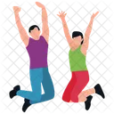 Jumping Exercise Fitness Guide Physical Exercise Icon
