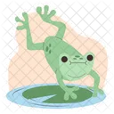 Jumping Frog  Icon