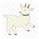 Jumping Goat Goat Animal Icon