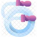 Jumping Rope Fitness Exercise Icon