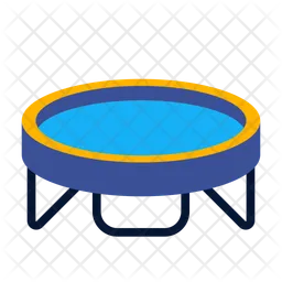 Jumping trampoline  Icon