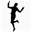 Jumping Woman  Icon
