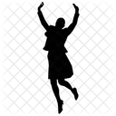 Jumping Woman  Icon