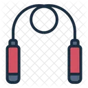 Jump Rope Fitness Exercise Icon