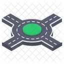 Junction Crossway Road Intersection Icon