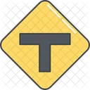 Junction Sign  Icon