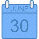 June Day Calendar Icon