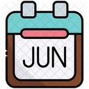 June Calendar  Icon