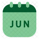 June calendar  Icône
