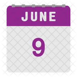 June calendar  Icon