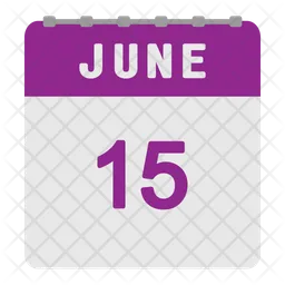 June calendar  Icon