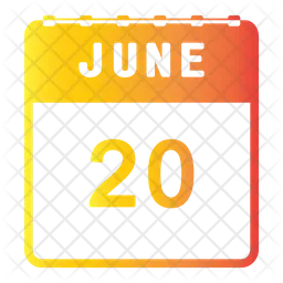 June Calendar  Icon