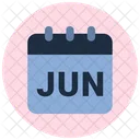 June Summer Month Icon