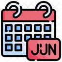 June Month June Calendar June Icon