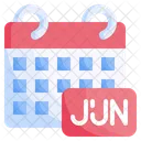 June Month June Calendar June Icon