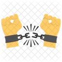 Juneteenth Freedom Handcuffs Icon