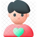 Junge Mann Mannlich Symbol