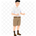 Junge Thai Einheitliche Icon