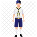 Junge Pfadfinder Thailandisch Icon